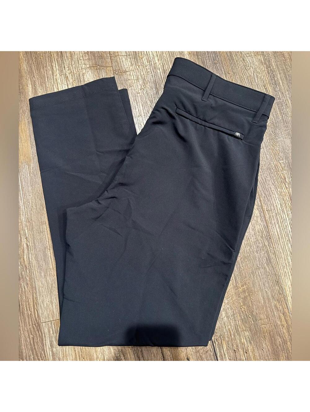 NWT Banana Republic True Black Performance Pants Sz 34x30